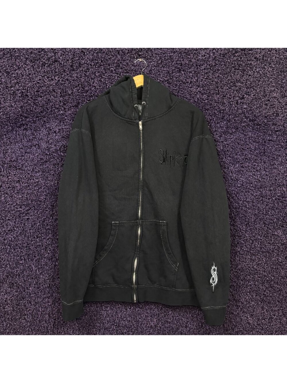 Slipknot 9 Point Star Zip-Up Hoodie Size Extra Large